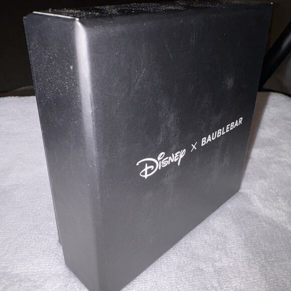Baublebar X Disney Mickey Mouse Gold Tone Silhouette Earrings In Gift Box NEW - Picture 4 of 5